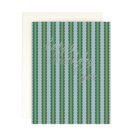 Scallop Stripe Birthday