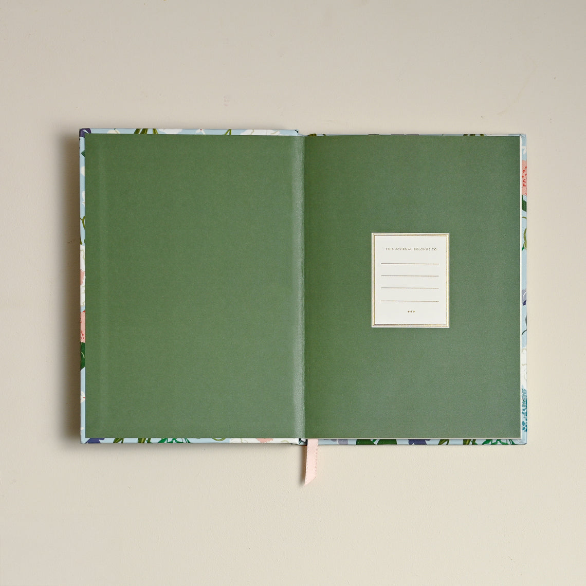 Blue Primavera Hardcover Journal