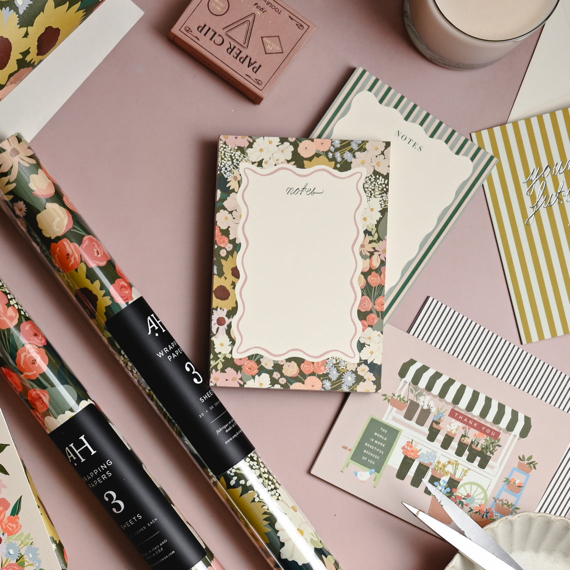 Flower Market Note Pad