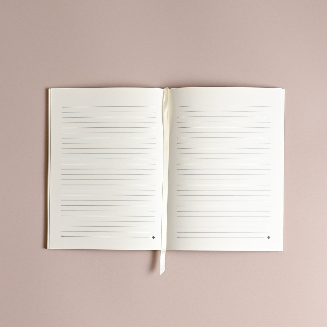 Tan Scalloped Stripe Soft Cover Journal