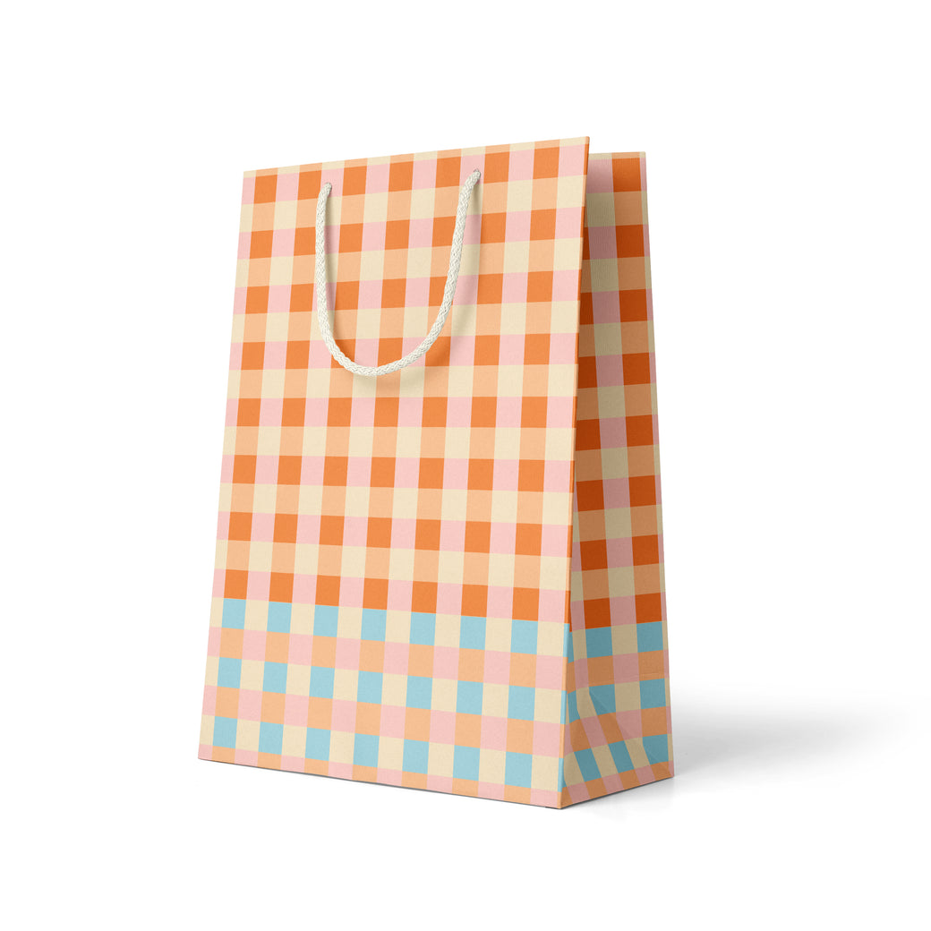 Camp Check Gift Bag