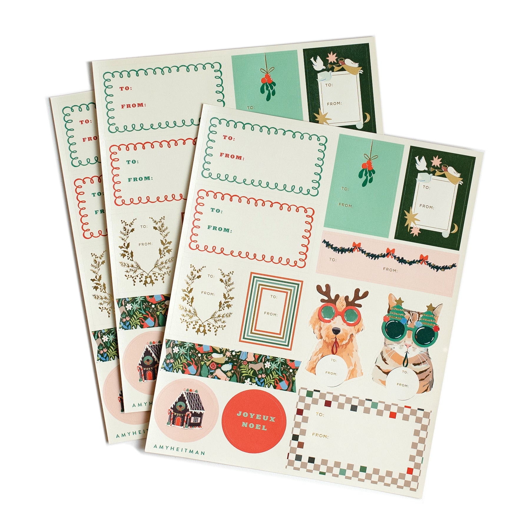 Holiday Gift Stickers – Amy Heitman