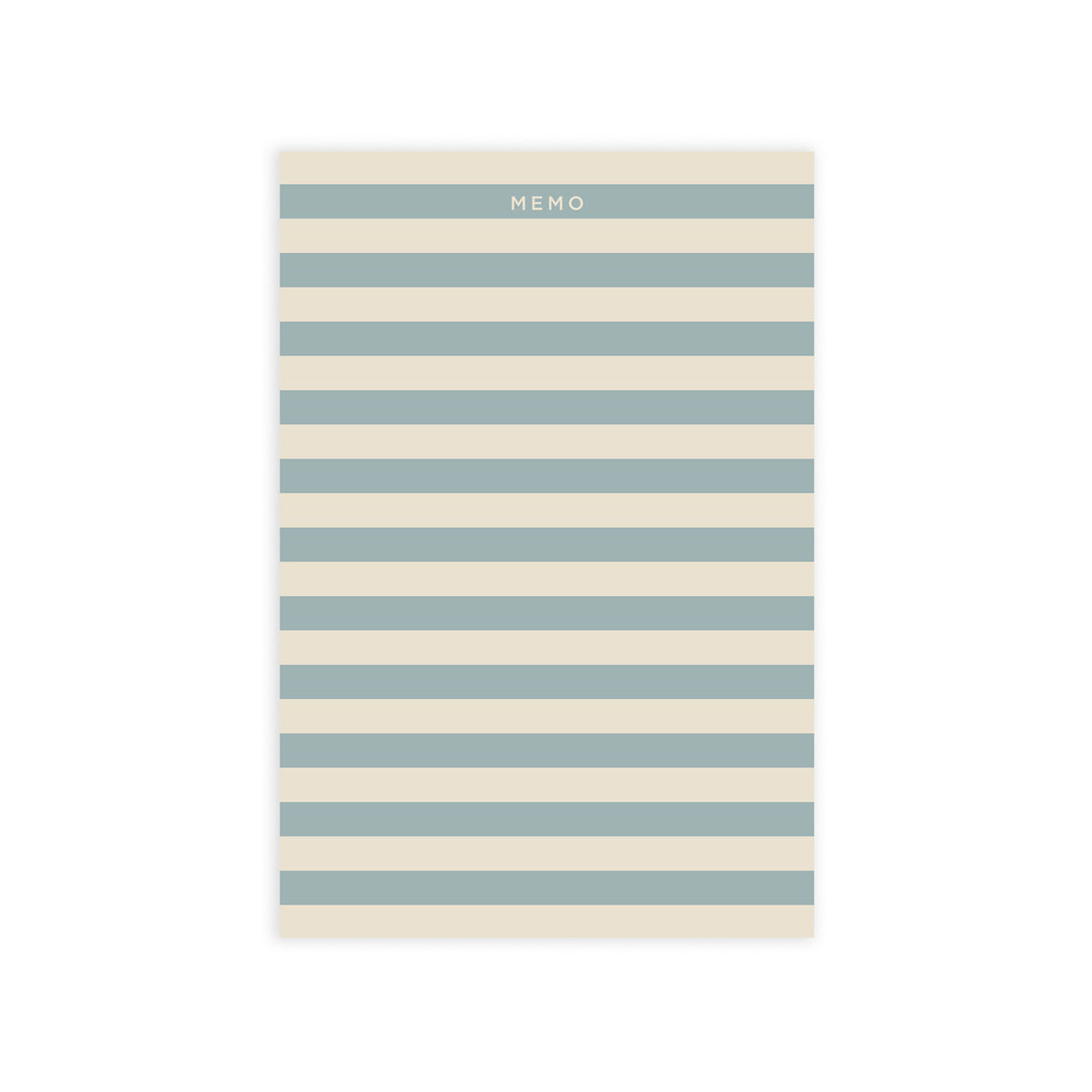 Blue Stripe Memo Notepad
