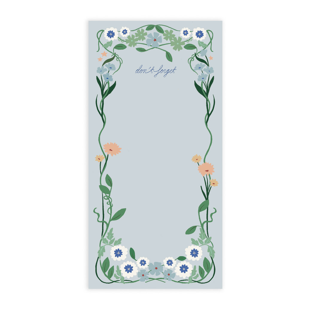 Millefleur Don't Forget List Pad
