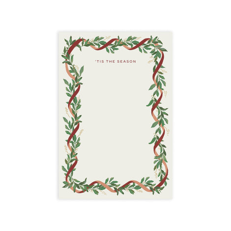 Ribbon Laurel Notepad