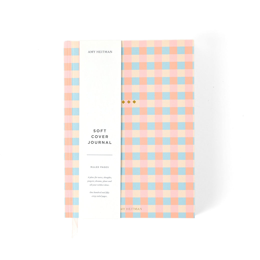 Camp Check Soft Cover Journal