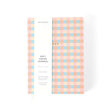 Camp Check Soft Cover Journal