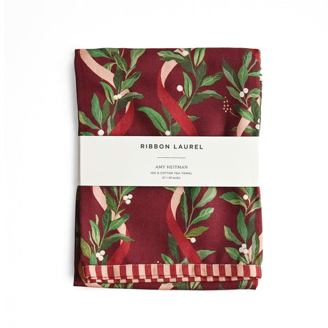 Ribbon Laurel Towel