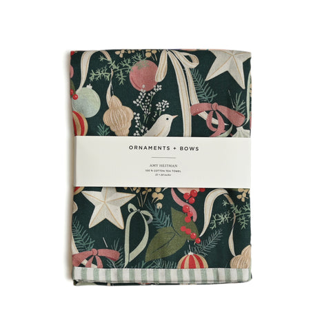 Ornaments and Bows Towel